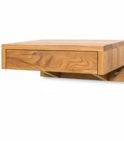 Discount Zwevend Nachtkastje BO in eikenhout Bedden