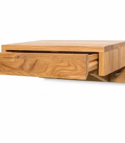 Discount Zwevend Nachtkastje BO in eikenhout Bedden