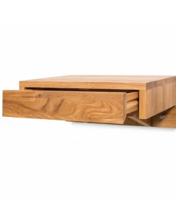 Discount Zwevend Nachtkastje BO in eikenhout Bedden