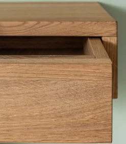 Discount Zwevend Nachtkastje BO in eikenhout Bedden