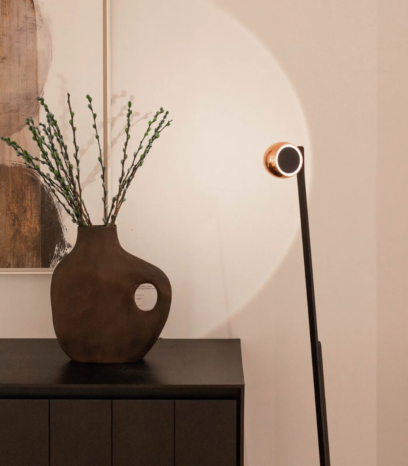 Hot Zyon - Vloerlamp - Zwart Vloerlampen